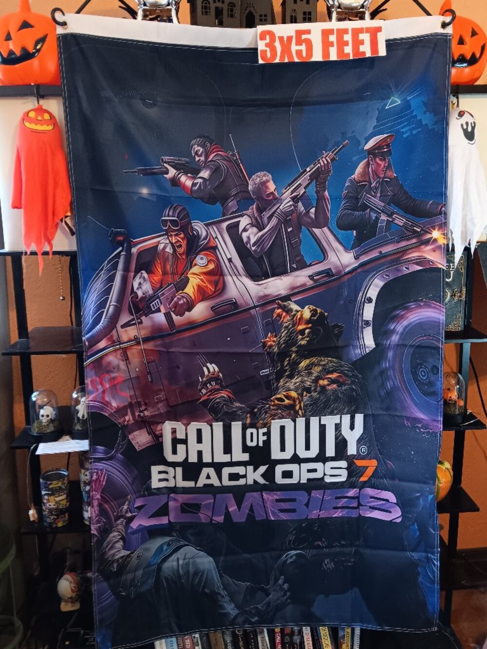 Call of Duty Black Ops 7 Zombies 3X5 Feet Flag 2-Sided Banner